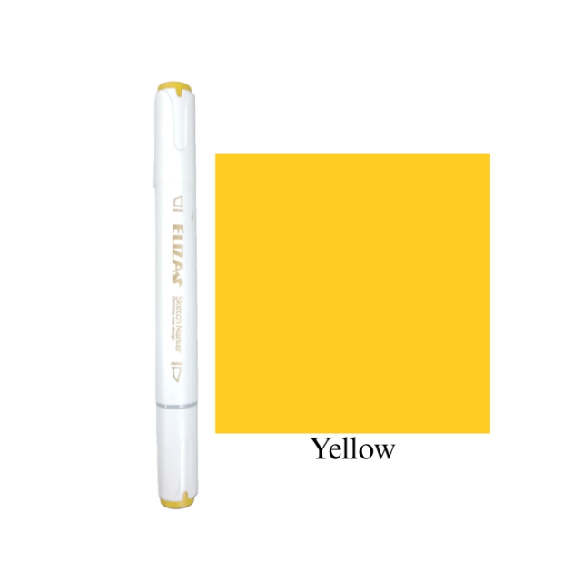 ماژیک دوسر برند الیزا کد 34 (Yellow) | ELIZA بوک کلاب ایران 1