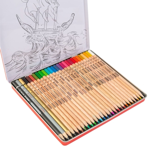  مداد رنگی ۳+۲۴ رنگ مدل فلزی آریا بوک کلاب ایران 