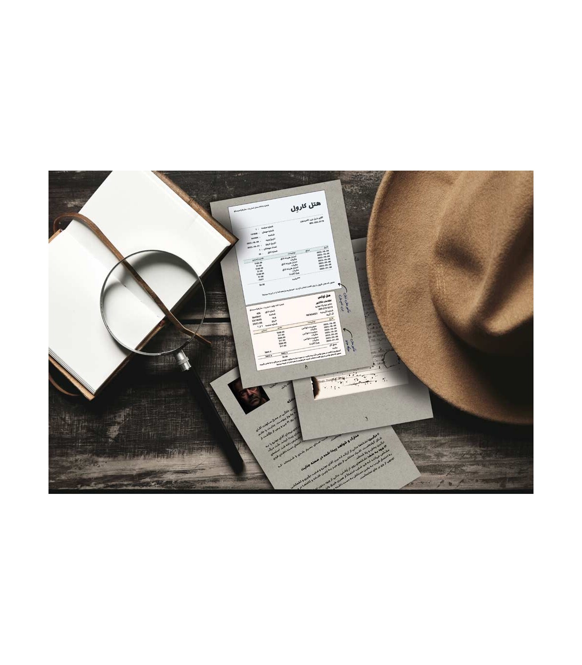 پرونده معمایی قاتل نامرئی | مدل سرنخ بوک کلاب ایران1