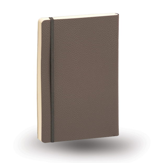 دفتر خط دار 112 برگ جلد چرمی مدل آرشه آراد | طرح خاکستری 1 بوک کلاب ایران 1