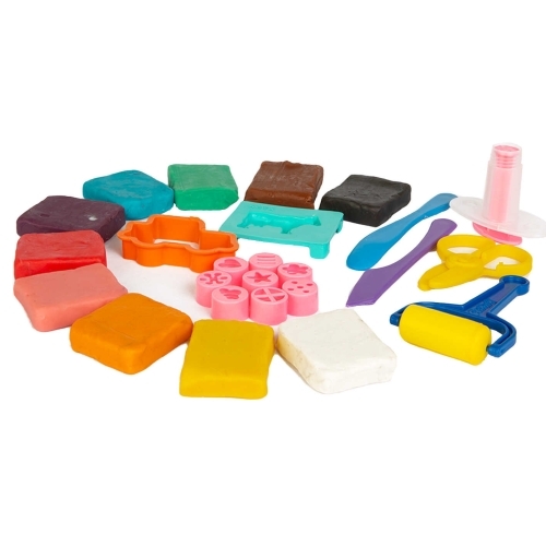  خمیر بازی سطلی ۱۰ رنگ آریا مدل IML بوک کلاب کلاب ایران 