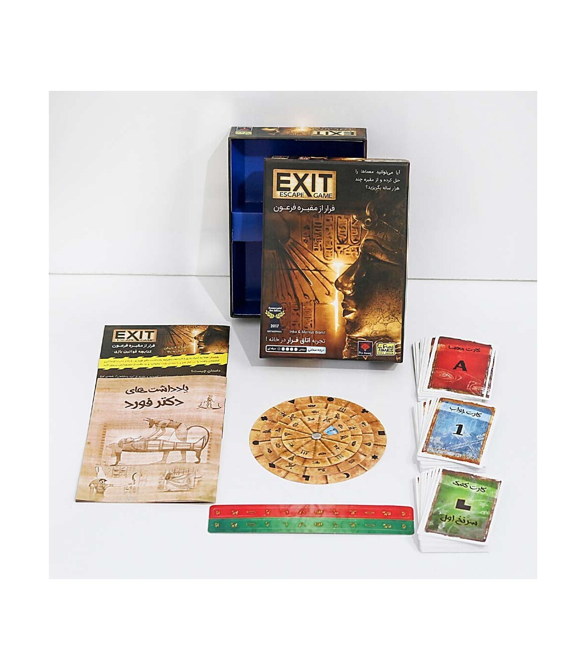  بازی خروج: فرار از مقبره فرعون Exit: The Pharaoh's Tomb | مدل فاکس گیمز و فان تایمز بوک کلاب ایران1 