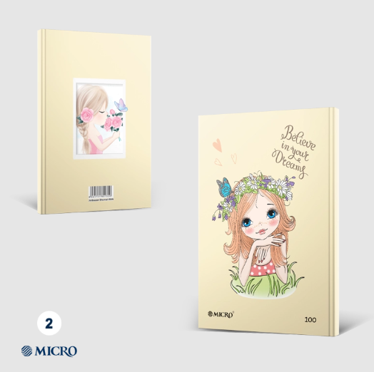  دفترچه ته دوخت اروپایی میکرو کد J3 - سایز (20*14) | MICROبوک کلاب ایران 2 
