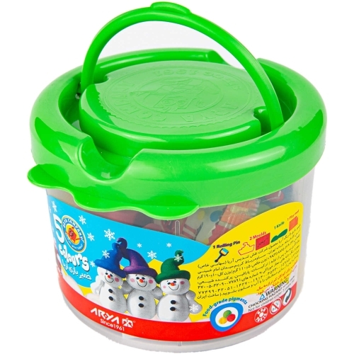 خمیر بازی سطلی 5 رنگ آریا بوک کلاب ایران 2