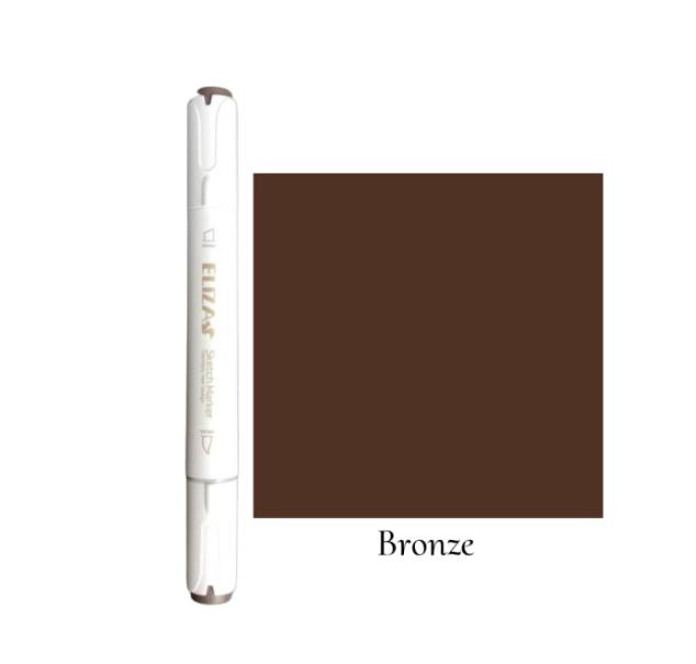  ماژیک دوسر برند الیزا کد 99 ( Bronze) | ELIZA بوک کلاب ایران 1 