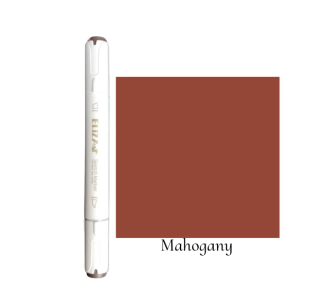 ماژیک دوسر برند الیزا کد 96 ( Mahogany) | ELIZA بوک کلاب ایران 1