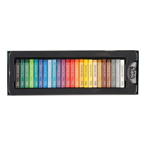  پاستل روغنی 24 رنگ جعبه مقوایی آریا آرتیست بوک کلاب ایران3 