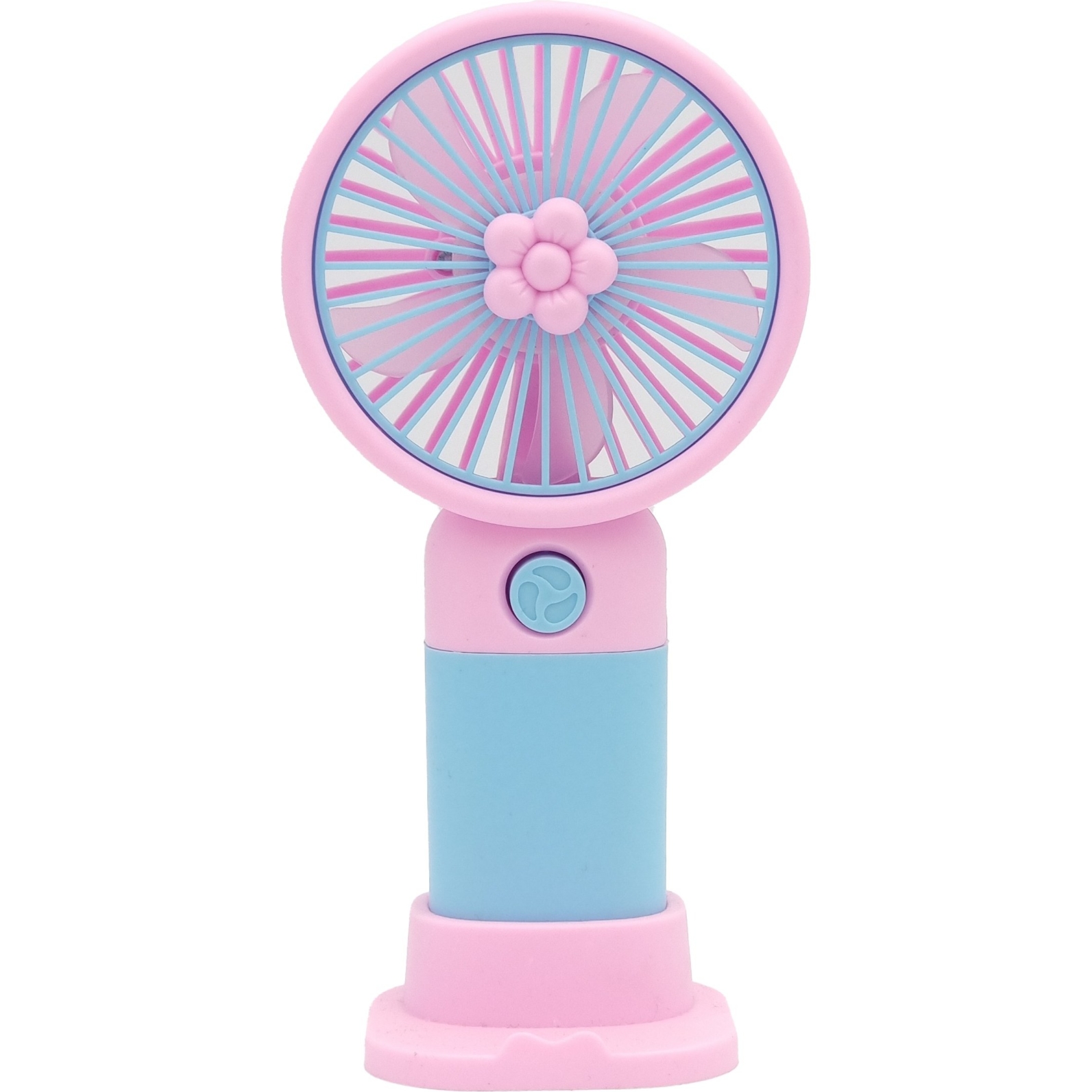  پنکه دستی و رومیزی شارژی رنگ صورتی مدل (HF002) | MINI FANS بوک کلاب ایران 1 