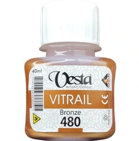  رنگ ویترای وستا کد 480 (Broze) حجم 40 میلی لیتر | VESTA بوک کلاب ایران 1 
