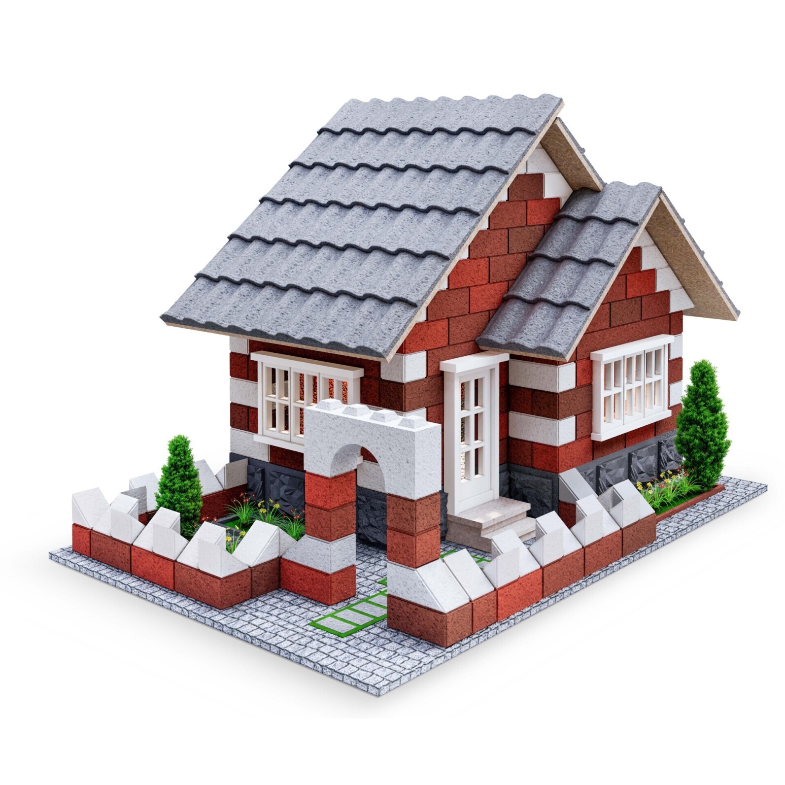  کیت ساختنی Eshel مدل ویلای مدرن 1:24 بوک کلاب ایران 