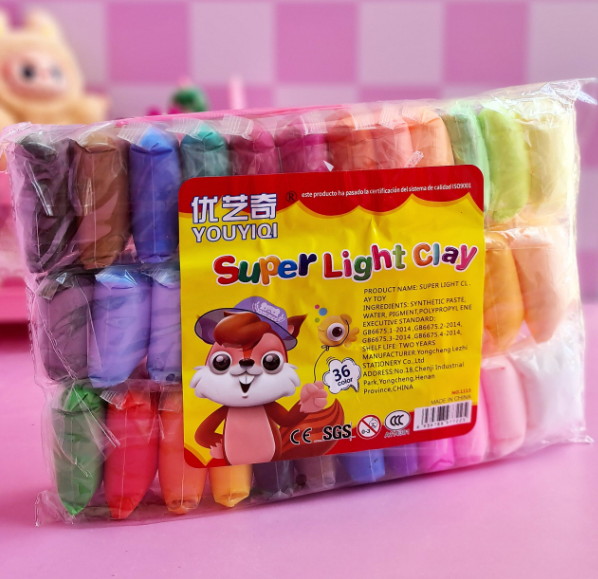 خمیر کلی 36 رنگ | super clay بوک کلاب ایران 1