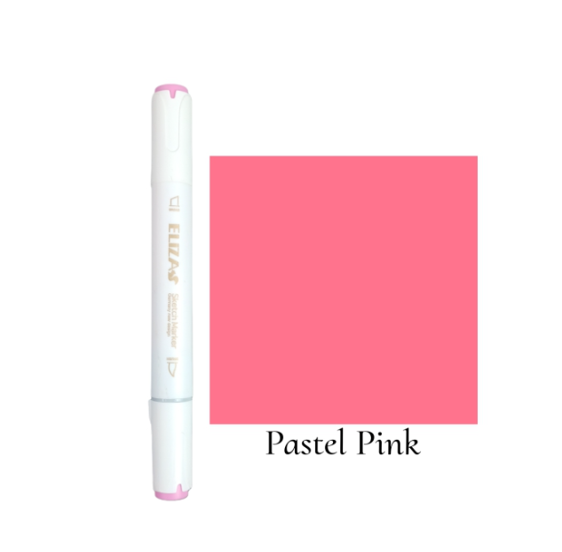 ماژیک دوسر برند الیزا کد 17 (Pastel pink) بوک کلاب ایران 1