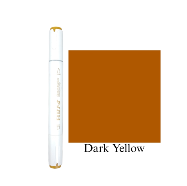 ماژیک دوسر برند الیزا کد 31 ( Dark yellow) بوک کلاب ایران 1