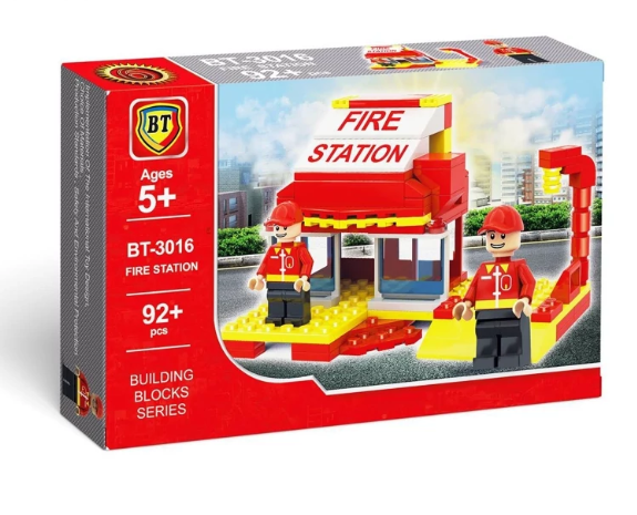  لگو آتش نشان 3011/3016 | BT - FIRE STATION بوک کلاب ایران 1 