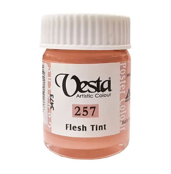 رنگ گواش وستا کد 257 (FleshTint) حجم 30 میل | vesta بوک کلاب ایران 1