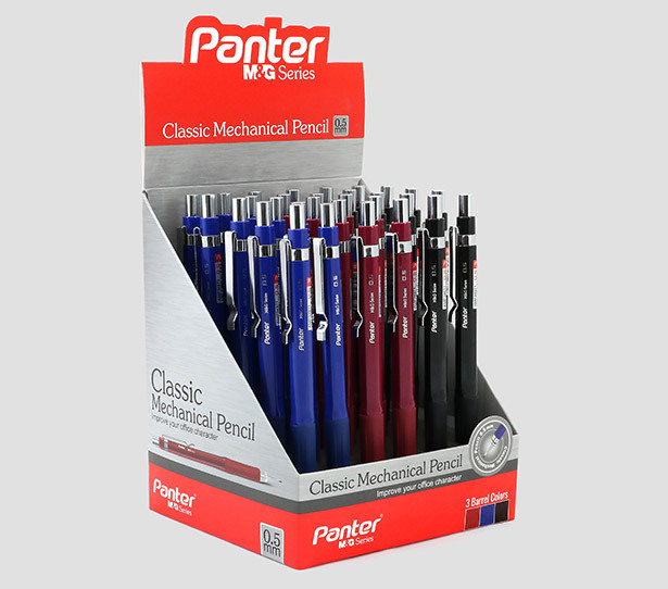 مداد مکانیکی کلاسیک پنتر مدل Amp-34971 و Amp-34972 نوک 0.5 و 0.7 میلی متر بوک کلاب ایران