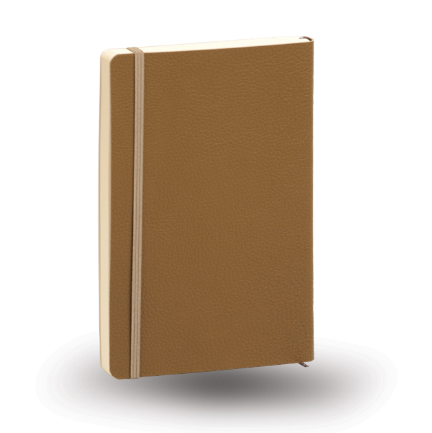  دفتر خط دار 112 برگ جلد چرمی مدل آرشه آراد | طرح قهوه ای 1 بوک کلاب ایران 1 