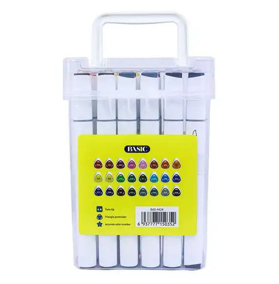  ماژیک بیسیک ست 24 رنگ بوک کلاب ایران 3 