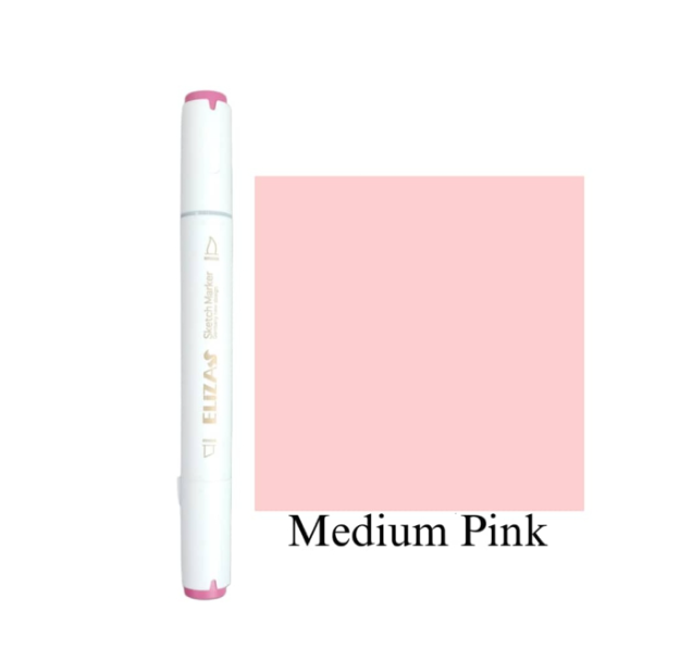  ماژیک دوسر برند الیزا کد 137 ( Medium pink) | ELIZA بوک کلاب ایران 1 
