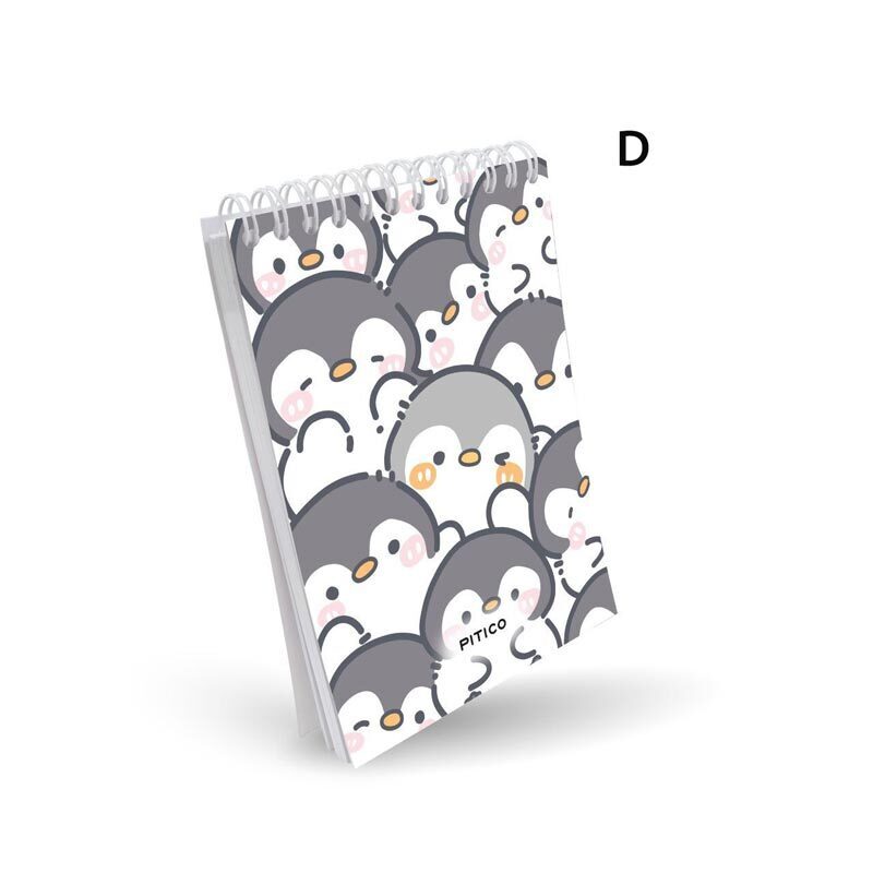  دفترچه یادداشت A6 پیتیکو طرح حیوانات ( کد 220 ) بوک کلاب ایران D 