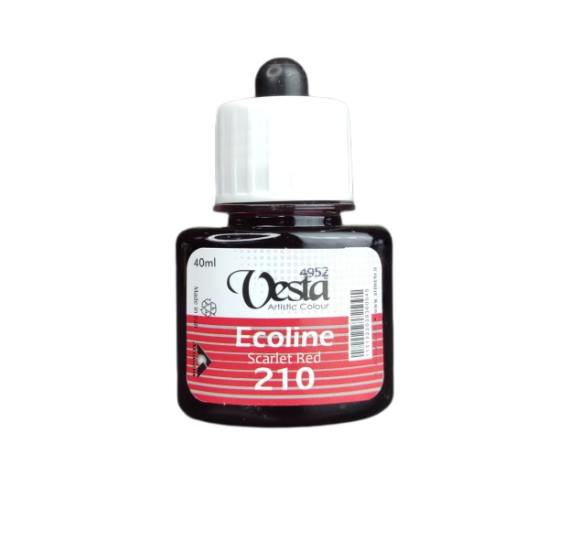رنگ اکولین وستا کد 210 (Scarlet Red) حجم 40 میل بوک کلاب ایران 1