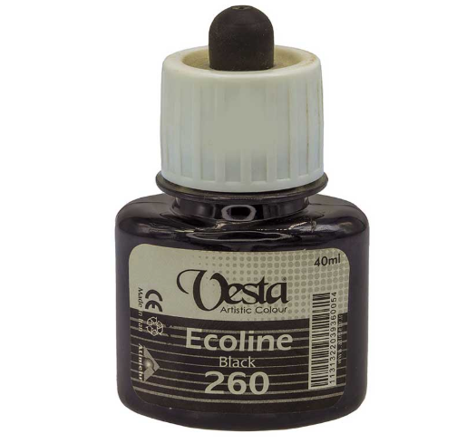  رنگ اکولین وستا کد 260 (Black) حجم 40 میل بوک کلاب ایران 1 