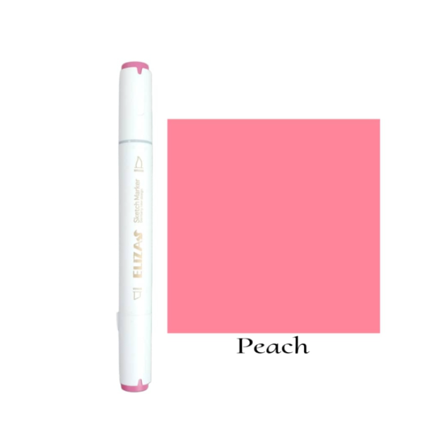  ماژیک دوسر برند الیزا کد 18 ( Peach) بوک کلاب ایران 1 