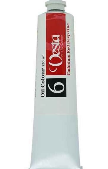  رنگ روغن وستا کد cadmium red deep hue ) 6) | حجم 120 میل بوک کلاب ایران 1 