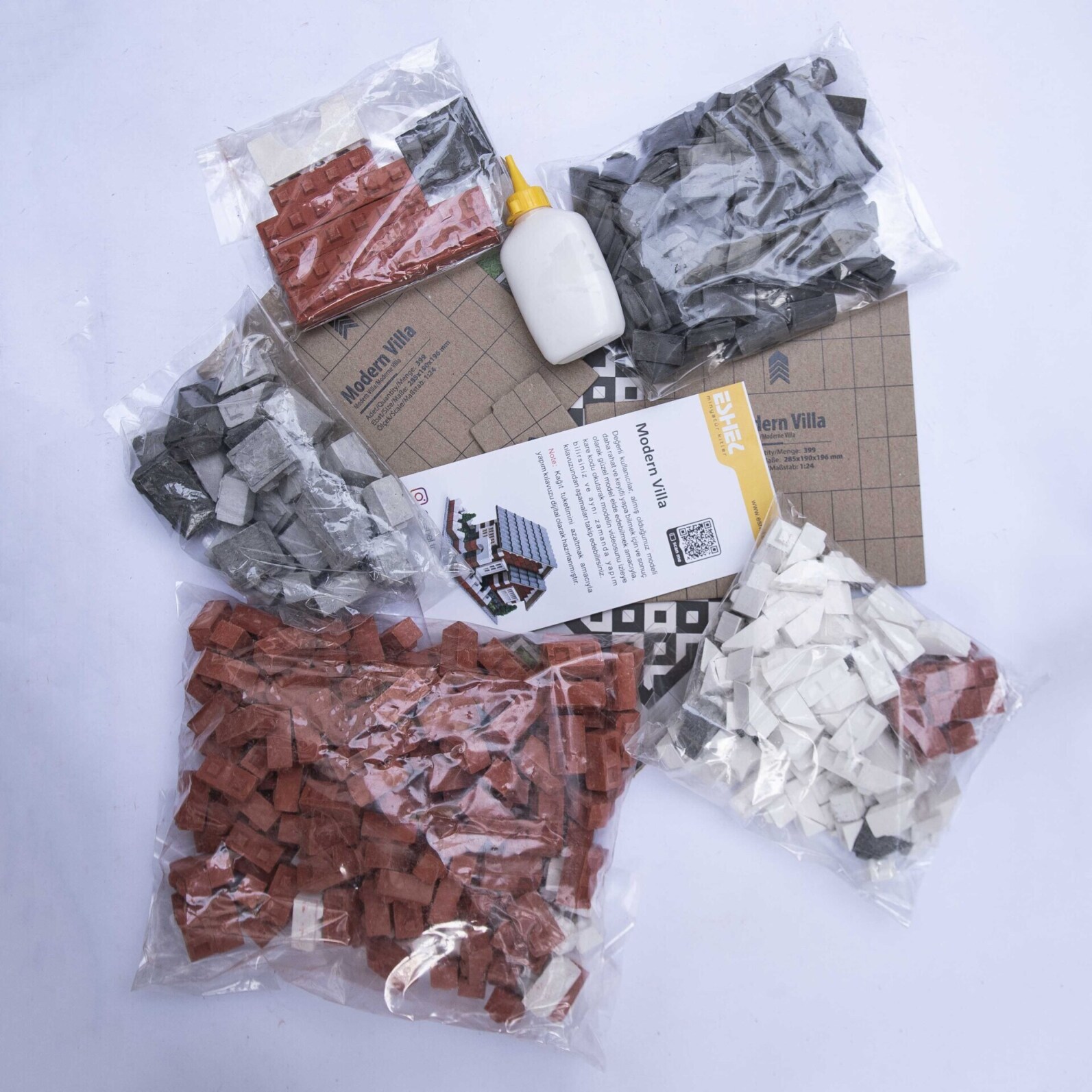  کیت ساختنی Eshel مدل ویلای مدرن 1:24 بوک کلاب ایران3 