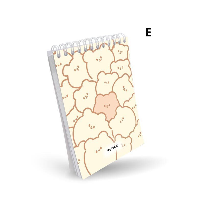  دفترچه یادداشت A6 پیتیکو طرح حیوانات ( کد 220 ) بوک کلاب ایران E 