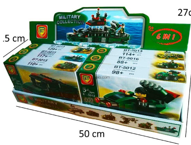  لگو 6 مدل ارتشی 5011/16 | BT- MILITARY COLLECTION بوک کلاب ایران 2 