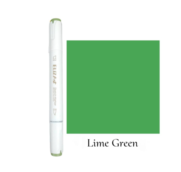  ماژیک دوسر برند الیزا کد 175 ( Lime green) | ELIZA بوک کلاب ایران 1 