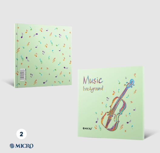  دفترچه ته چسب مربعی ایده پردازی میکرو کد J4 - سایز (17*17) | MICRO بوک کلاب ایران 2 