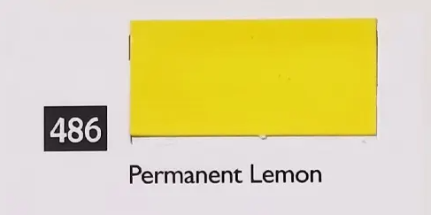  رنگ گواش وستا کد 486 (PermanentLemon) حجم 30 میل | vesta بوک کلاب ایران 2 