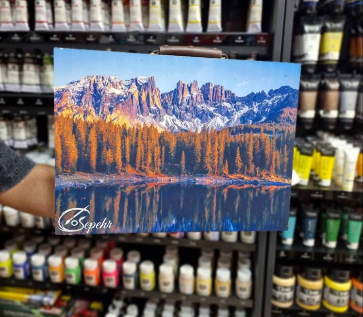 جعبه ابزار دو طبقه چوبی سپهر طرح (CAREZZA LAKE) | SEPEHR بوک کلاب ایران 1