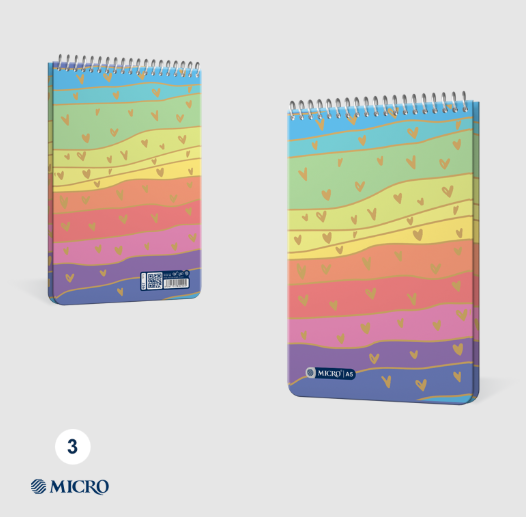  دفترچه کندی ژورنال میکرو سایز (20*13) | MICRO بوک کلاب ایران 3 