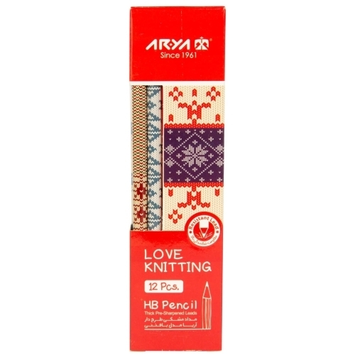  مداد مشکی آریا مدل بافت دار بوک کلاب ایران 