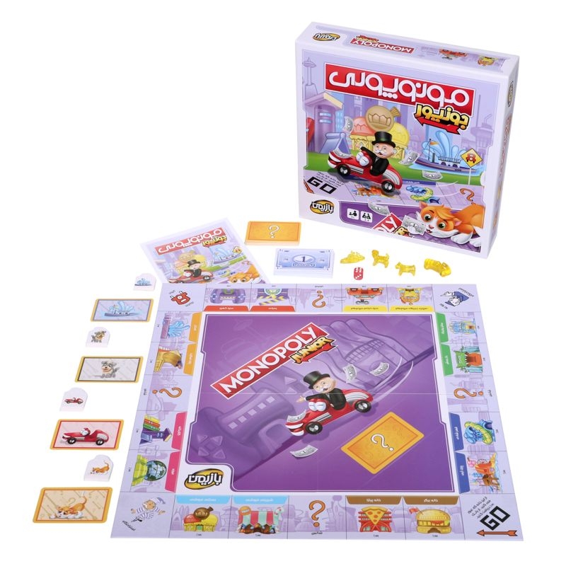  بازی مونوپولی جونیور Monopoly Junior | مدل بازیمن بوک کلاب ایران1 