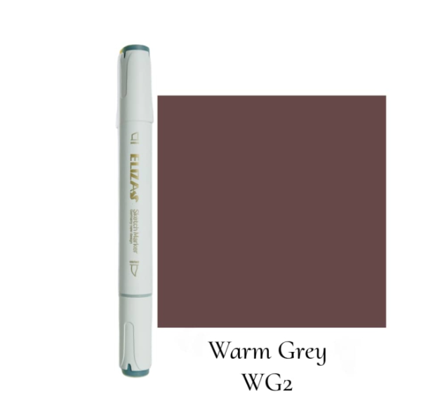 ماژیک دوسر برند الیزا (Warm grey) | ELIZA WG2 بوک کلاب ایران 1