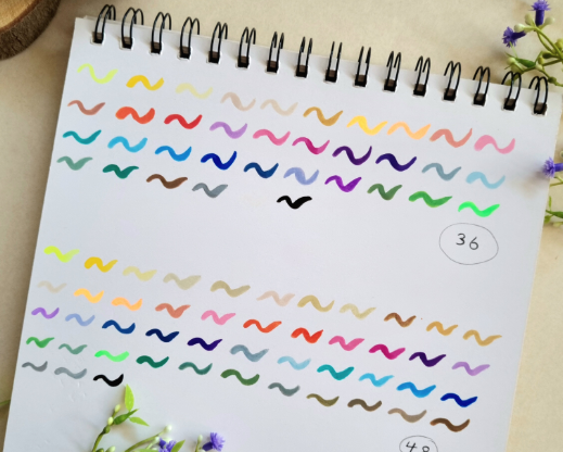  ماژیک براش اکریلیک 48 رنگ فانتزی پاندا | ACRYLIC MARKER بوک کلاب ایران 3 