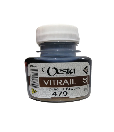  رنگ ویترای وستا کد 479 (Curpeos Brown) حجم 40 میلی لیتر | VESTA بوک کلاب ایران 1 