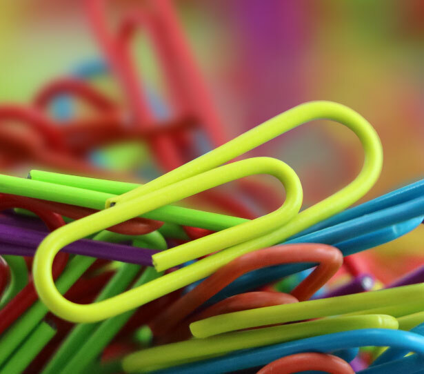  گیره کاغذ رنگی /28 میلی‌متری /مدل PC 101 / بسته 100 عددی بوک کلاب ایران 2 