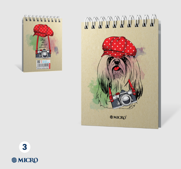  دفترچه کرافت میکرو سیمی سایز (10*13) | MICRO بوک کلاب ایران 3 