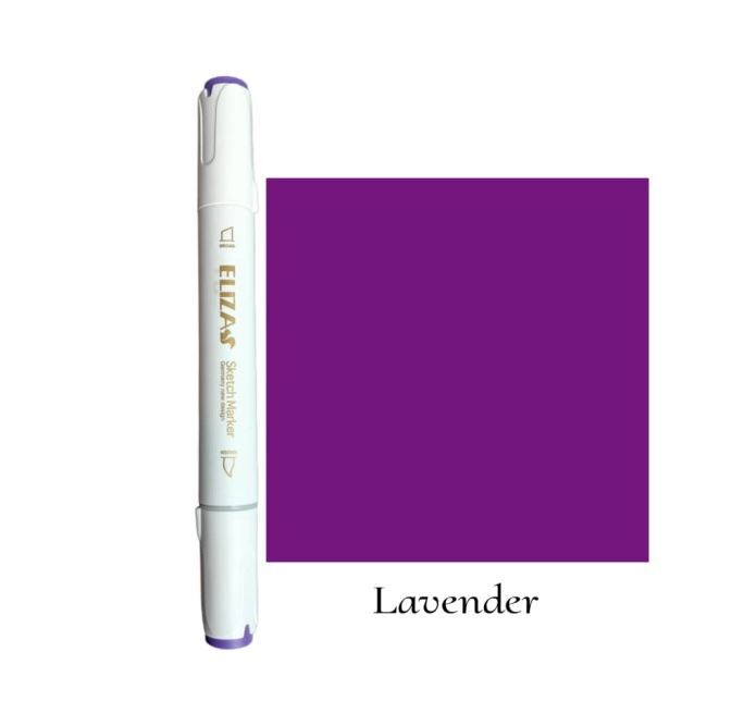  ماژیک دوسر برند الیزا کد 83 (Lavender) | ELIZA بوک کلاب ایران 1 