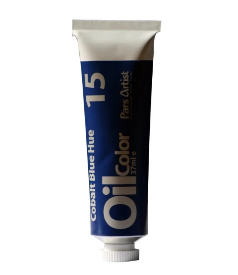  رنگ روغن پارس آرتیست کد 15 (Cobalt Blue Hue) حجم 37 میل | PARS ARTIST بوک کلاب ایران 1 