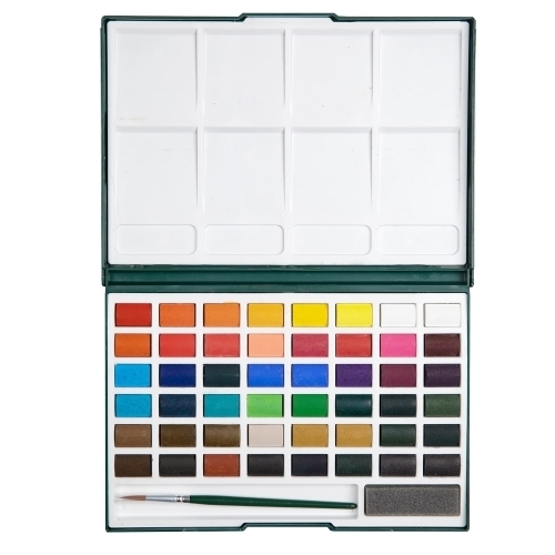 آبرنگ 48 رنگ جعبه مقوایی آریا آرتیست بوک کلاب ایران3