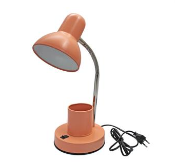  چراغ مطالعه فلزی با جا قلمی پاستلی کرونا بوک کلاب ایران 3 