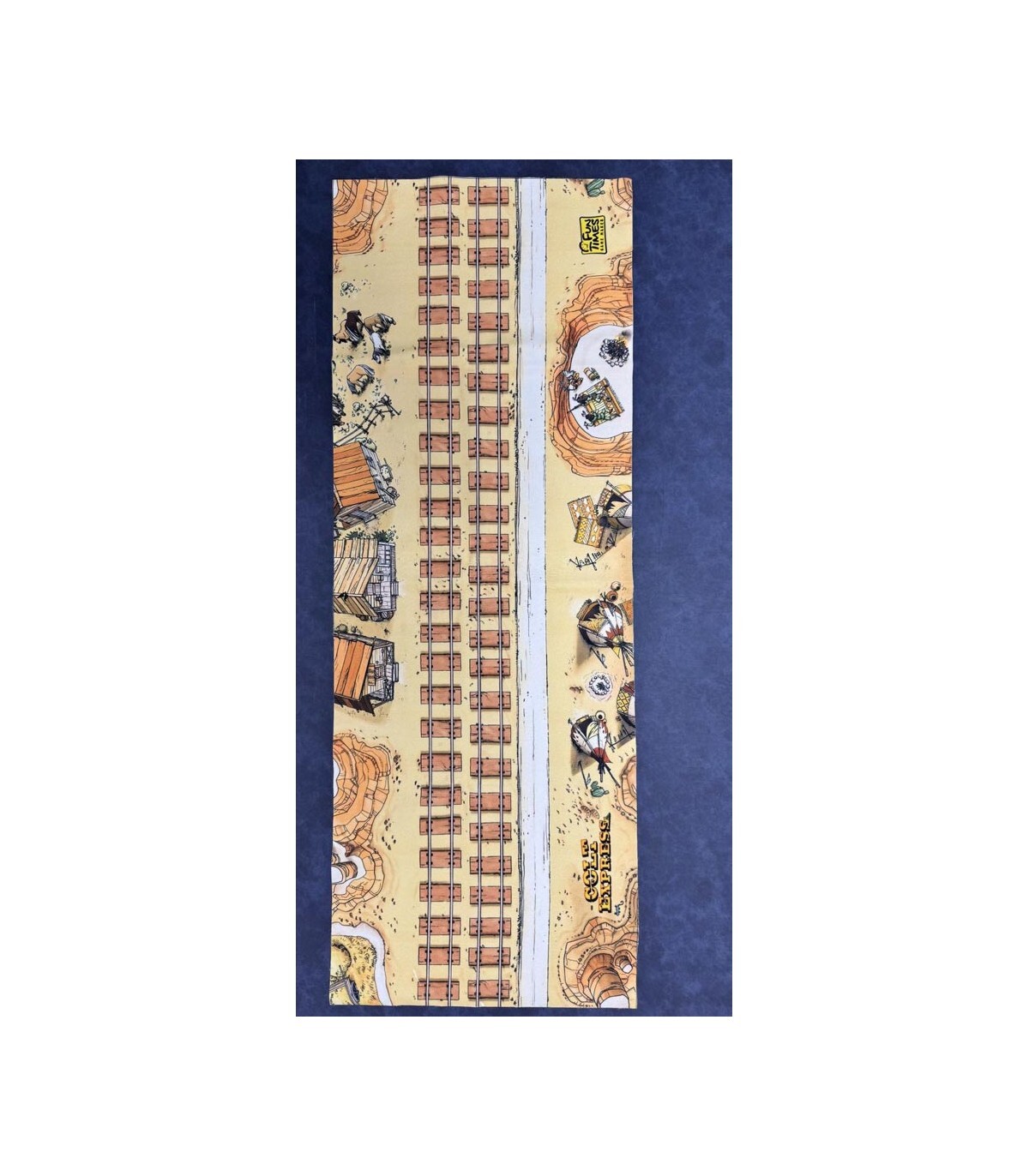  صفحه بازی کلت اکسپرس Colt Express playmat | مدل فان تایمز بوک کلاب ایران 
