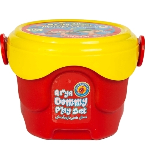  خمیر بازی 14 رنگ آریا مدل آدمکی (Arya dummy play set) بوک کلاب ایران 