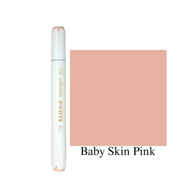 ماژیک دوسر برند الیزا کد 133 ( Baby skin pink) | ELIZA بوک کلاب ایران 1